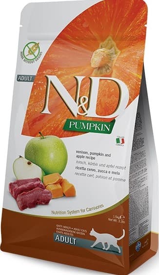 N&D Pumpkin Adult Cat Deer & Apple